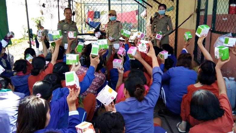 ឧបត្ថម្ភសំឡីអនាម័យនៅពន្ធនាគារ សម្រាប់ស្រ្តី 1
